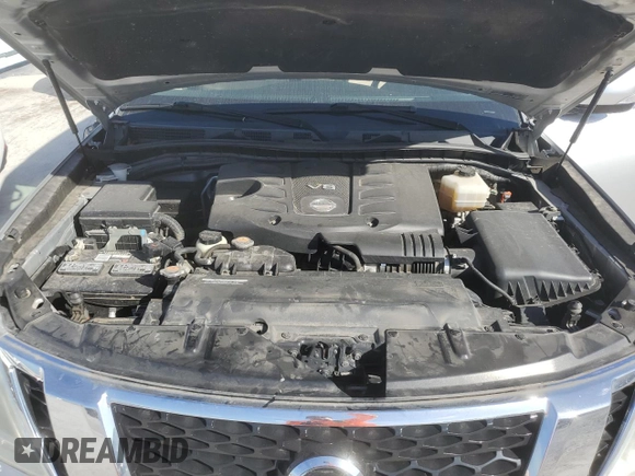 2018 Nissan Armada SV with VIN JN8AY2NC9J9550844, listed as a Copart auction lot 87066554 with 113,942 mi miles and Salvage Title. Bid and sale history available at carsss.com. Image 12.