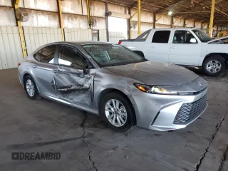 2025 Toyota Camry LE with VIN 4T1DAACKXSU503852, listed as a Copart auction lot 50098065 with 12,003 mi miles and Salvage Title. Bid and sale history available at DreamBid. Image 4.