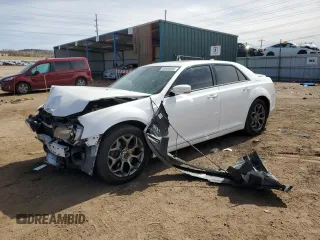 2015 Chrysler 300 with VIN 2C3CCAGG3FH908903, listed as a Copart auction lot 48809095 with 109,850 mi miles and Salvage Title. Bid and sale history available at carsss.com. Image 1.