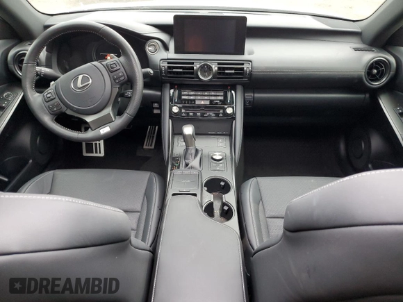 2023 Lexus IS 350 F Sport with VIN JTHGZ1E26P5032063, listed as a Copart auction lot 49692775 with 11,859 mi miles and Salvage title. Bid and sale history available at DreamBid. Image 8.