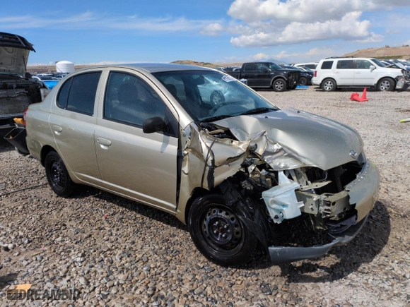 2000 Toyota ECHO with VIN JTDBT123XY0031281, listed as a Copart auction lot 51850585 with 160,831 mi miles and Salvage Title. Bid and sale history available at carsss.com. Image 4.