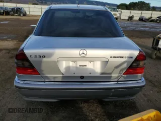 2000 Mercedes-Benz C 230 Kompressor with VIN WDBHA24GXYA802790, listed as a Copart auction lot 87460324 with 156,593 mi miles and Salvage Title. Bid and sale history available at carsss.com. Image 6.
