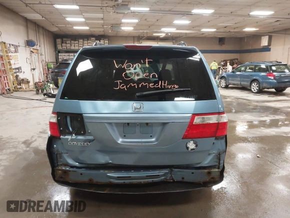 2006 Honda Odyssey EX with VIN 5FNRL38466B123206, listed as a IAAI auction lot 41731572 with 110,792 mi miles. Bid and sale history available at carsss.com. Image 16.
