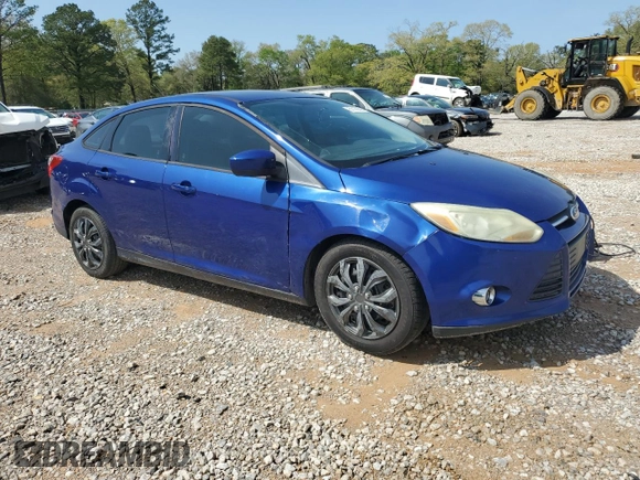 2012 Ford Focus SE with VIN 1FAHP3F20CL215573, listed as a Copart auction lot 51129555 with 112,283 mi miles and Salvage Title. Bid and sale history available at carsss.com. Image 4.