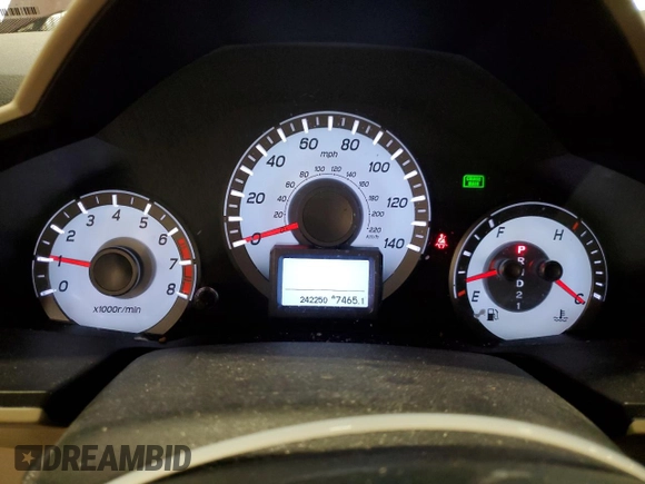 2013 Honda Pilot Touring with VIN 5FNYF4H94DB019217, listed as a Copart auction lot 60746885 with 242,250 mi miles and Non repairable. Bid and sale history available at DreamBid. Image 9.