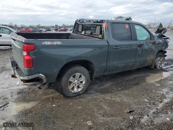 2025 Chevrolet Silverado 1500 LT with VIN 1GCUKDED8SZ171415, listed as a Copart auction lot 48155135 with 0 mi miles and Salvage Title. Bid and sale history available at carsss.com. Image 3.