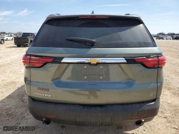 2022 Chevrolet Traverse LT Cloth with VIN 1GNERGKW3NJ169265, listed as a Copart auction lot 46914415 with 39,125 mi miles and Salvage Title. Bid and sale history available at carsss.com. Image 6.