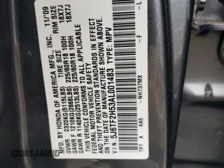 2010 Honda Accord Crosstour EX-L with VIN 5J6TF2H53AL001483, listed as a Copart auction lot 71055124 with 97,747 mi miles and Salvage Title. Bid and sale history available at carsss.com. Image 13.