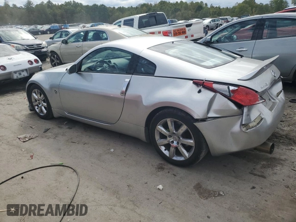 2003 Nissan 350Z with VIN JN1AZ34D73T103916, listed as a Copart auction lot 73709474 with 126,353 mi miles and Salvage Title. Bid and sale history available at carsss.com. Image 2.