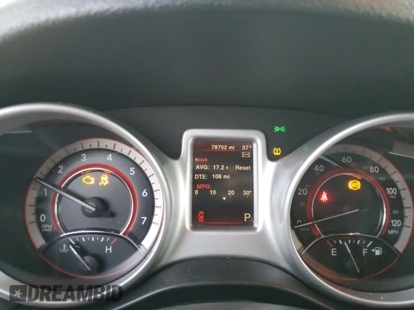 2018 Dodge Journey SXT with VIN 3C4PDDBG0JT536326, listed as a Copart auction lot 82131264 with 78,702 mi miles and Salvage title. Bid and sale history available at DreamBid. Image 9.