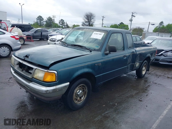 1997 Ford Ranger XL with VIN 1FTCR14A6VTA51245, listed as a IAAI auction lot 41807907 with 239,124 mi miles. Bid and sale history available at carsss.com. Image 6.