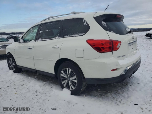 2018 Nissan Pathfinder SV with VIN 5N1DR2MM9JC603248, listed as a Copart auction lot 82653674 with 75,102 mi miles and Salvage Title. Bid and sale history available at carsss.com. Image 2.