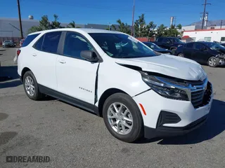 2022 Chevrolet Equinox LS with VIN 3GNAXHEV6NS110769, listed as a IAAI auction lot 41320800 with 41,982 mi miles. Bid and sale history available at carsss.com. Image 1.