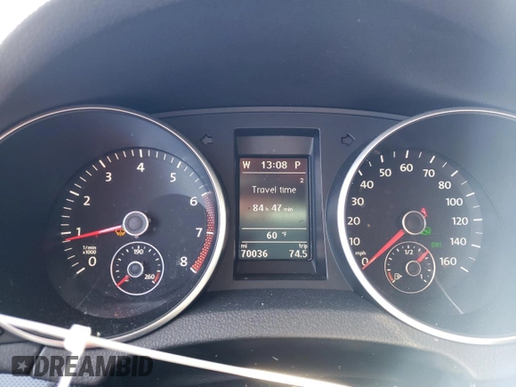 2013 Volkswagen Jetta SportWagen S with VIN 3VWPP7AJ5DM650842, listed as a Copart auction lot 49503045 with 70,036 mi miles and Salvage Title. Bid and sale history available at carsss.com. Image 9.