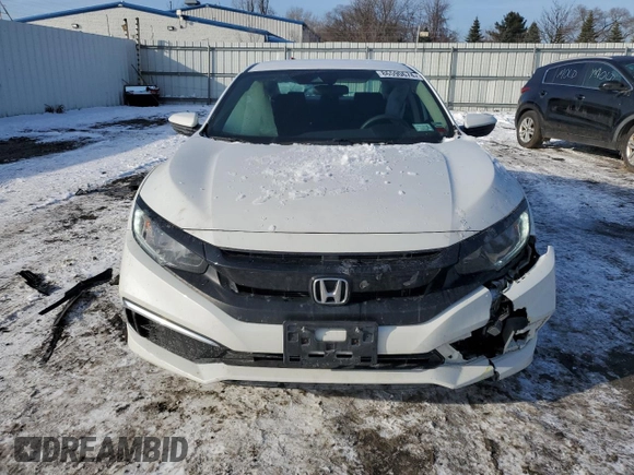 2021 Honda Civic Sedan LX with VIN 2HGFC2F63MH550062, listed as a Copart auction lot 86590674 with 56,930 mi miles and Non Repairable. Bid and sale history available at carsss.com. Image 5.