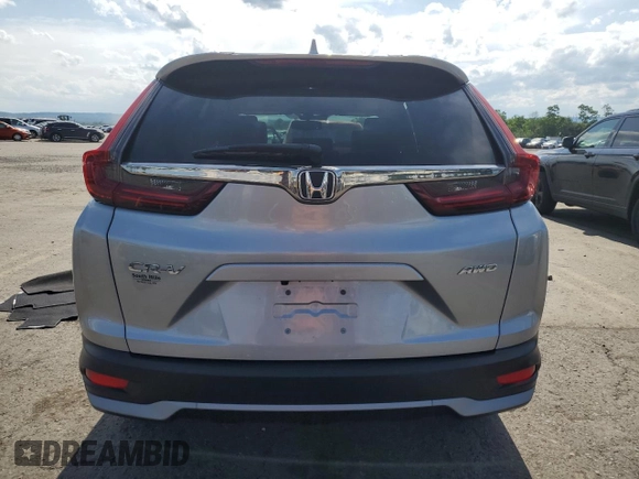 2020 Honda CR-V EX-L with VIN 5J6RW2H80LL047425, listed as a Copart auction lot 61838695 with 20,869 mi miles and Salvage title. Bid and sale history available at DreamBid. Image 6.