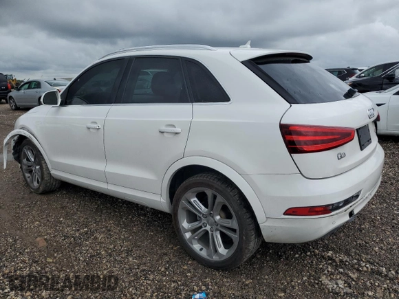 2015 Audi Q3 Prestige z VIN WA1GFCFS2FR010275, wystawiony jako Copart lot #50551025 z przebiegiem 12 822 mil mil oraz Szkoda całkowita • Salvage title. Historia ofert i sprzedaży dostępna na DreamBid. Obrazek 2.