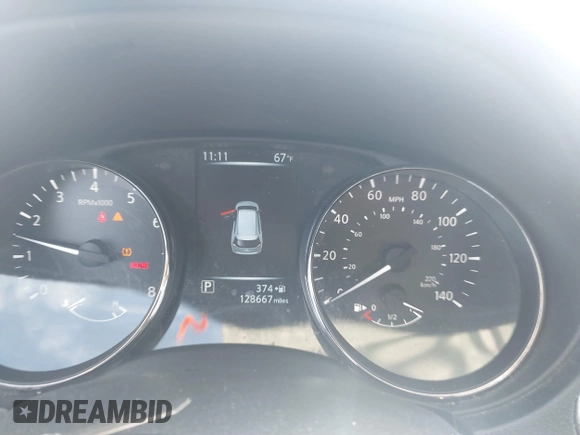 2017 Nissan Rogue S with VIN JN8AT2MV2HW013018, listed as a IAAI auction lot 41693946 with 128,667 mi miles and . Bid and sale history available at DreamBid. Image 7.