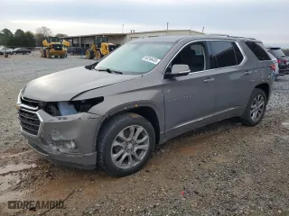 2018 Chevrolet Traverse Premier with VIN 1GNERKKW4JJ126308, listed as a Copart auction lot 50246435 with 0 mi miles and Salvage Title. Bid and sale history available at carsss.com. Image 1.