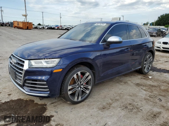 2018 Audi SQ5 Prestige with VIN WA1C4AFY9J2217762, listed as a Copart auction lot 60276294 with 96,861 mi miles and Salvage Title. Bid and sale history available at DreamBid. Image 1.