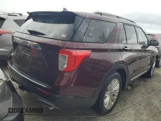 2022 Ford Explorer King Ranch with VIN 1FM5K7LCXNGB57186, listed as a Copart auction lot 76189084 with 0 mi miles and Non Repairable. Bid and sale history available at carsss.com. Image 3.