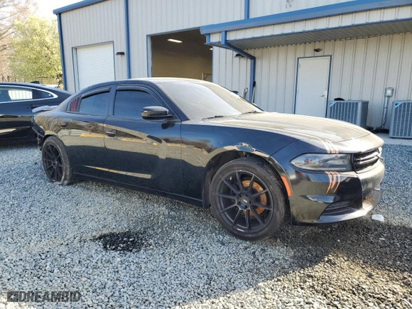 2017 Dodge Charger SE with VIN 2C3CDXBGXHH575478, listed as a Copart auction lot 49606985 with 183,409 mi miles and Salvage Title. Bid and sale history available at carsss.com. Image 4.