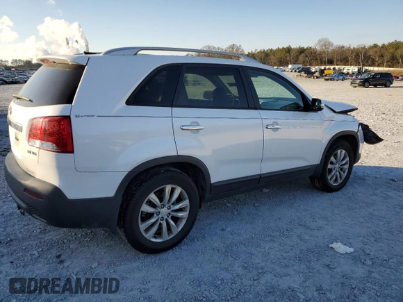 2011 Kia Sorento EX with VIN 5XYKU4A26BG180893, listed as a Copart auction lot 41678655 with 127,564 mi miles and Salvage Title. Bid and sale history available at carsss.com. Image 3.