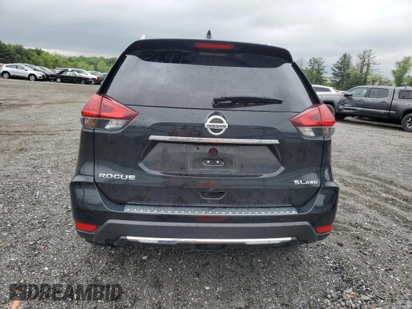 2017 Nissan Rogue SL with VIN JN8AT2MV6HW283644, listed as a Copart auction lot 55781785 with 90,233 mi miles and Salvage title. Bid and sale history available at DreamBid. Image 6.