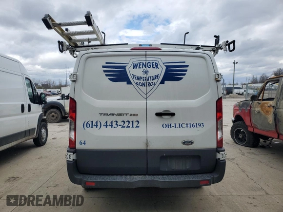 2015 Ford Transit Cargo с VIN 1FTNR1ZM4FKB09081, выставлен на аукционе Copart как лот 58223655 с пробегом 158 327 миль миль и Списание • Salvage title. История ставок и продаж доступна на DreamBid. Изображение 6.