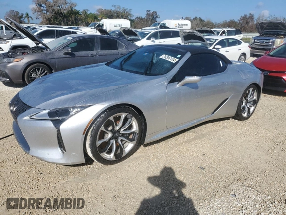 2021 Lexus LC with VIN JTHKPAAY1MA103859, listed as a Copart auction lot 75504134 with 0 mi miles and Non Repairable. Bid and sale history available at carsss.com. Image 1.