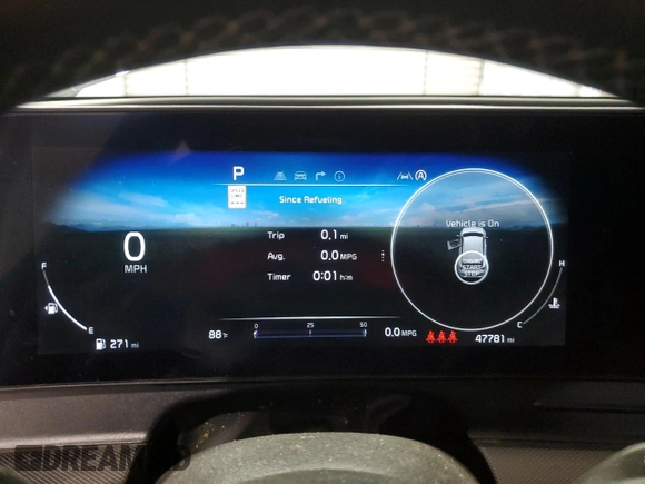 2023 Kia Sportage SX-Prestige с VIN 5XYK53AFXPG105552, выставлен на аукционе Copart как лот 55913365 с пробегом 47 781 миль миль и Списание • Salvage title. История ставок и продаж доступна на DreamBid. Изображение 9.