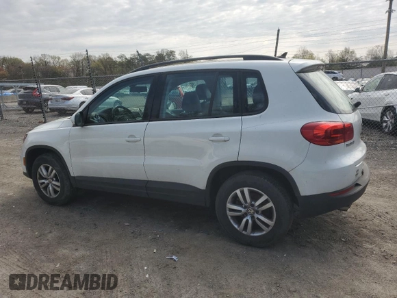 2017 Volkswagen Tiguan S with VIN WVGAV7AX5HK002381, listed as a Copart auction lot 52877045 with 86,610 mi miles and Clean Title. Bid and sale history available at DreamBid. Image 2.