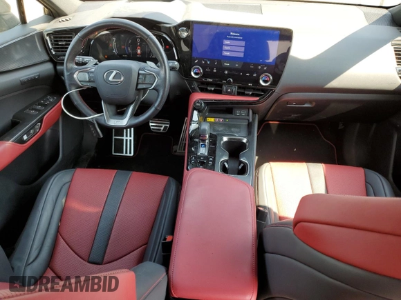 2022 Lexus NX with VIN JTJKKCFZ5N2003110, listed as a Copart auction lot 57135704 with 16,640 mi miles and Salvage Title. Bid and sale history available at carsss.com. Image 8.