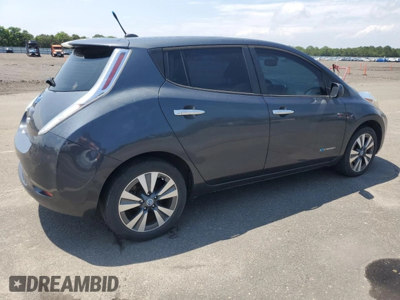 2013 Nissan LEAF SV with VIN 1N4AZ0CP0DC403733, listed as a Copart auction lot 63444585 with 56,896 mi miles and Clean title. Bid and sale history available at DreamBid. Image 3.