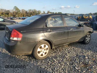 2009 Kia Spectra EX with VIN KNAFE221395599681, listed as a Copart auction lot 76535484 with 350,011 mi miles and Salvage Title. Bid and sale history available at carsss.com. Image 3.