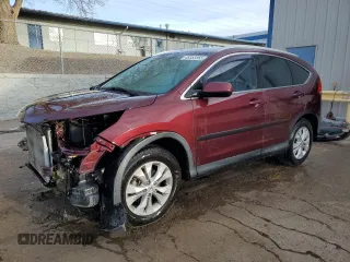 2013 Honda CR-V EX-L with VIN 5J6RM3H70DL014378, listed as a Copart auction lot 48353365 with 133,532 mi miles and Salvage Title. Bid and sale history available at DreamBid. Image 1.