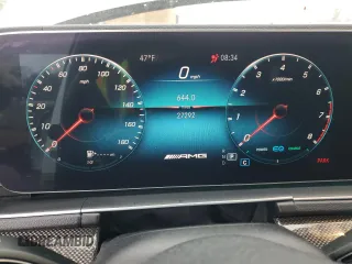 2021 Mercedes-Benz GLE 53 AMG with VIN 4JGFB6BEXMA270011, listed as a Copart auction lot 47779205 with 27,292 mi miles and Salvage title. Bid and sale history available at DreamBid. Image 9.