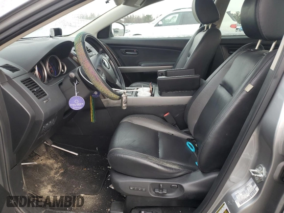 2012 Mazda CX-9 Grand Touring with VIN JM3TB3DV6C0345754, listed as a Copart auction lot 88997245 with 163,254 mi miles and Salvage Title. Bid and sale history available at carsss.com. Image 7.