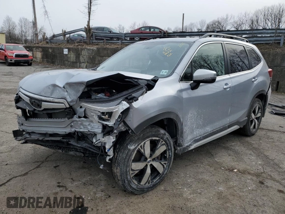 2020 Subaru Forester Touring with VIN JF2SKAXC9LH579957, listed as a Copart auction lot 89087915 with 0 mi miles and Salvage Title. Bid and sale history available at carsss.com. Image 1.