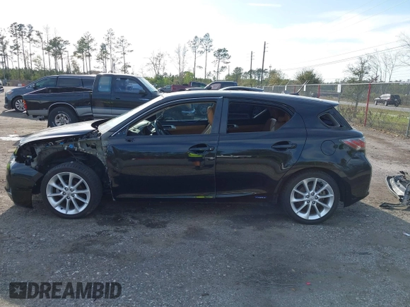2011 Lexus CT 200h with VIN JTHKD5BH7B2040000, listed as a IAAI auction lot 41808004 with 130,006 mi miles and . Bid and sale history available at carsss.com. Image 14.