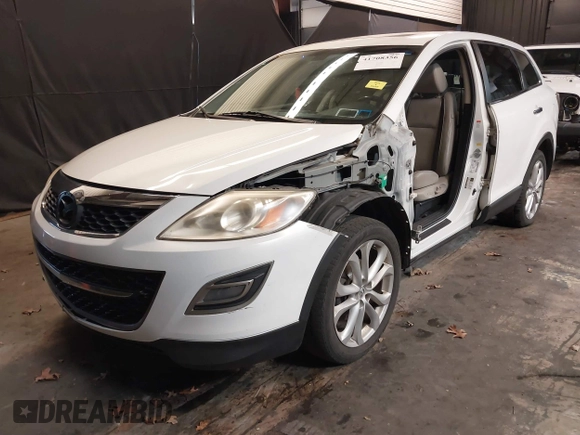 2011 Mazda CX-9 Grand Touring with VIN JM3TB3DV9B0320328, listed as a IAAI auction lot 41708356 with 132,629 mi miles. Bid and sale history available at carsss.com. Image 2.