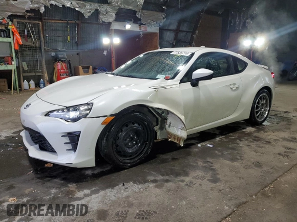 2017 Toyota 86 with VIN JF1ZNAA18H8705928, listed as a Copart auction lot 77535714 with 106,596 mi miles and Salvage Title. Bid and sale history available at carsss.com. Image 1.