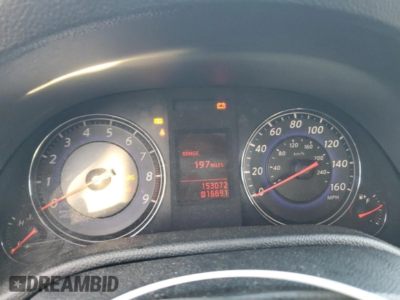 2008 Infiniti G35 Journey with VIN JNKBV61E78M219712, listed as a Copart auction lot 70047674 with 153,072 mi miles and Salvage Title. Bid and sale history available at DreamBid. Image 9.