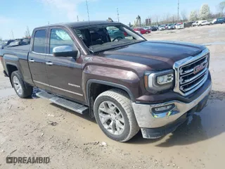 2016 GMC Sierra 1500 SLT with VIN 1GTV2NEC9GZ192640, listed as a IAAI auction lot 41853549 with 59,489 mi miles. Bid and sale history available at carsss.com. Image 1.