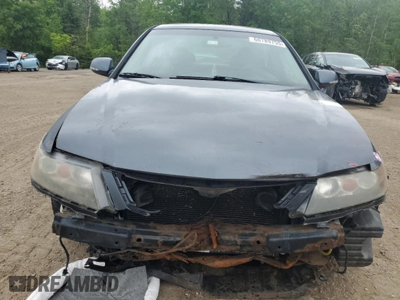 2007 Acura TSX with VIN JH4CL968X7C009091, listed as a Copart auction lot 60789755 with 303,504 mi miles and Salvage title. Bid and sale history available at DreamBid. Image 5.