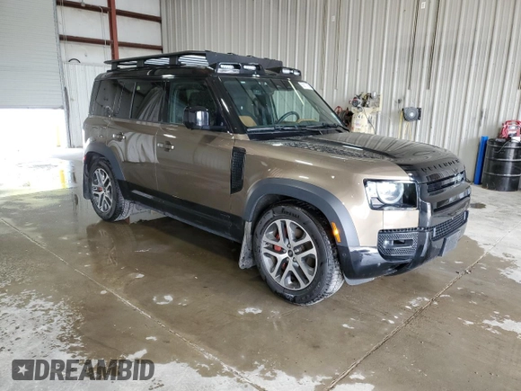 2023 Land Rover Defender X с VIN SALEX7EU8P2140939, выставлен на аукционе Copart как лот 55811195 с пробегом 33 446 миль миль и Списание • Salvage title. История ставок и продаж доступна на DreamBid. Изображение 4.