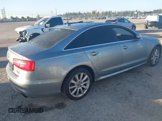 2013 Audi A6 3.0T Prestige with VIN WAUJGAFC6DN131821, listed as a IAAI auction lot 41411463 with 186,380 mi miles. Bid and sale history available at carsss.com. Image 4.