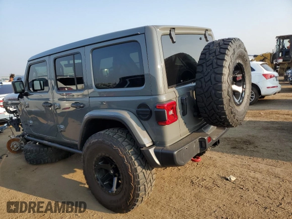 2020 Jeep Wrangler Unlimited Willys with VIN 1C4HJXDN4NW122752, listed as a Copart auction lot 61615714 with 23,934 mi miles and Clean Title. Bid and sale history available at DreamBid. Image 2.