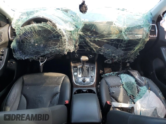 2013 Audi Q5 Premium Plus with VIN WA1LFAFP0DA007899, listed as a Copart auction lot 61058055 with Not provided miles and Salvage title. Bid and sale history available at DreamBid. Image 8.