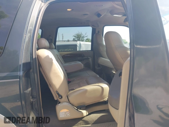 2000 Ford Excursion Limited с VIN 1FMNU42S5YED63744, выставлен на аукционе IAAI как лот 42581052 с пробегом 146 720 миль миль и . История ставок и продаж доступна на DreamBid. Изображение 8.